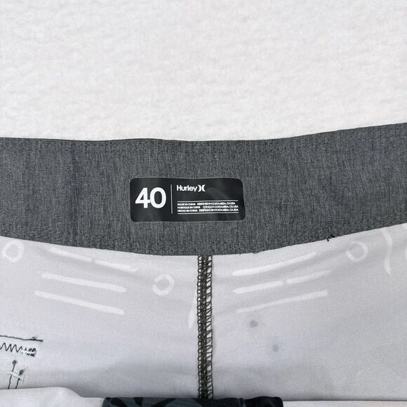 Hurley Board Shorts Men's Size 40 Phantom Native Aztec Hybrid Swim Suit Trunks‎ - Picture 5 of 8